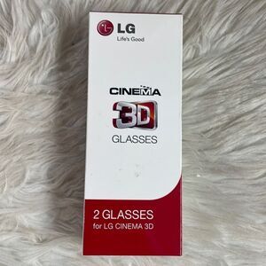 Genuine LG Cinema 3D Glasses AG-F310-  Two Pairs New!